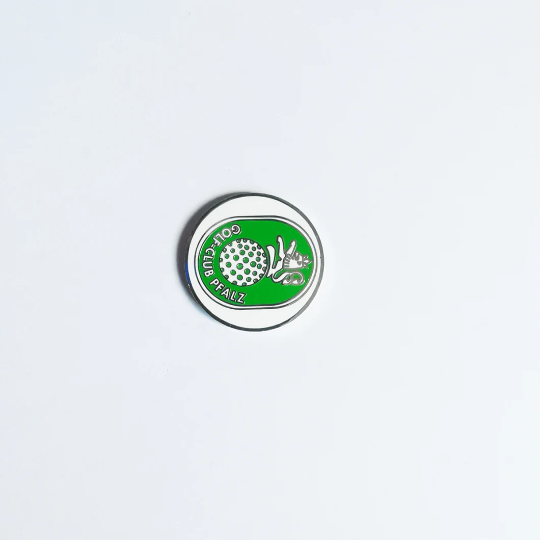 Custom New Design Die Casting Soft Enamel Golf Ball Marker