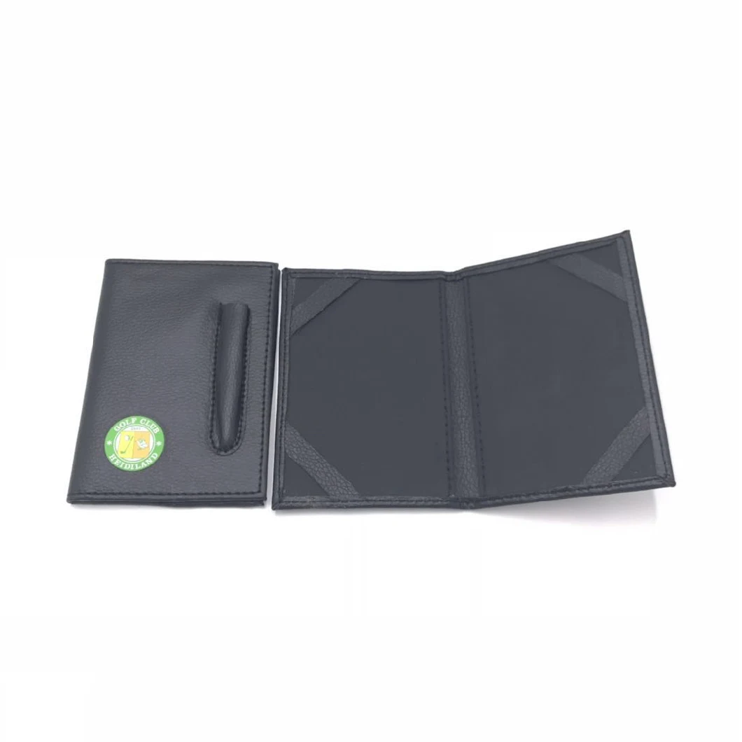 High Quality Factory Wholesale Custom Design Golf Scorecard Leather Holder