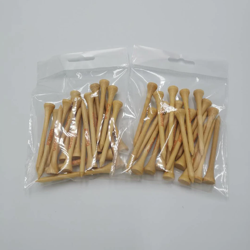 Natural Bamboo Golf Tees 2-3/4&prime;&prime; Length