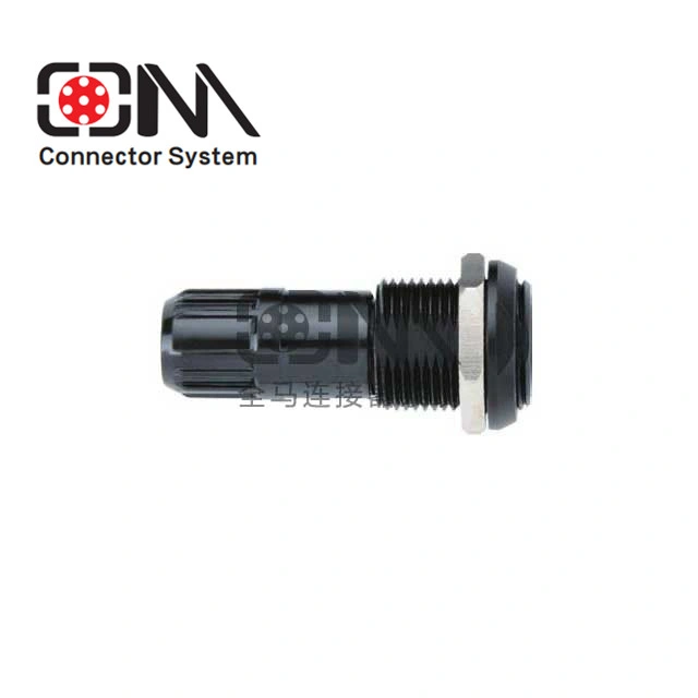 Qm Plastic Series Prg Floating Socket Metal Push-Pull Self-Locking M12 Terminal Connector