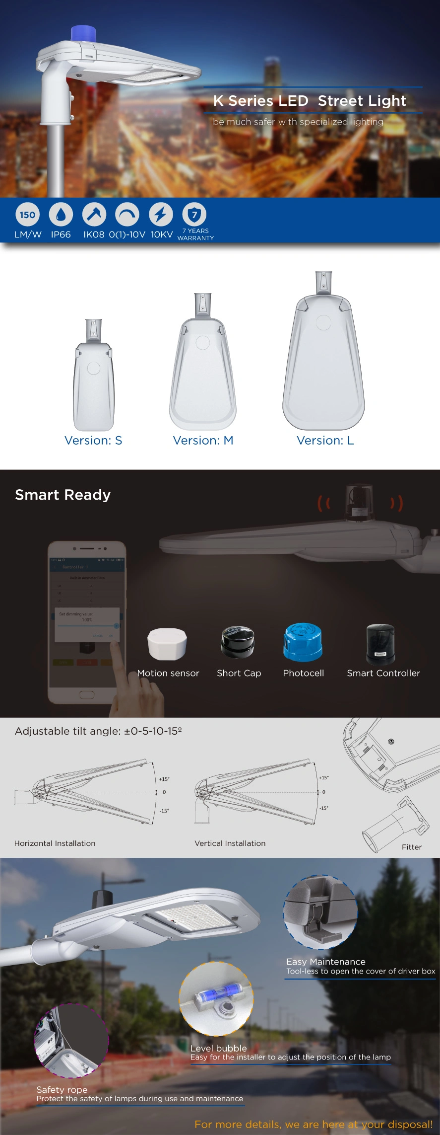 Cobra Head LED Street Lamp 120W with TUV Approved Ce CB