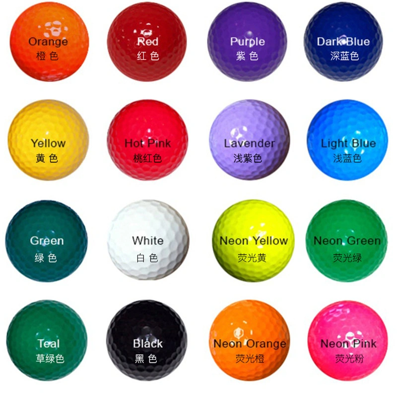 Custom Promotional Gift Colorful Range Practice Golf Balls