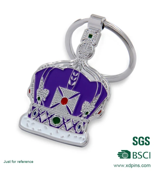 China Factory Custom Zinc Alloy Badminton Ping- Pongkey Ring Whloesale 3D Shape Sport Souvenir Gift Keychain