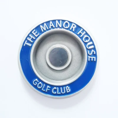 Personalized Full Color Logo 40mm Diameter Golf Ball Marker